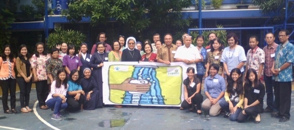 Photograph of participants at the WASH workshop in Jakarta